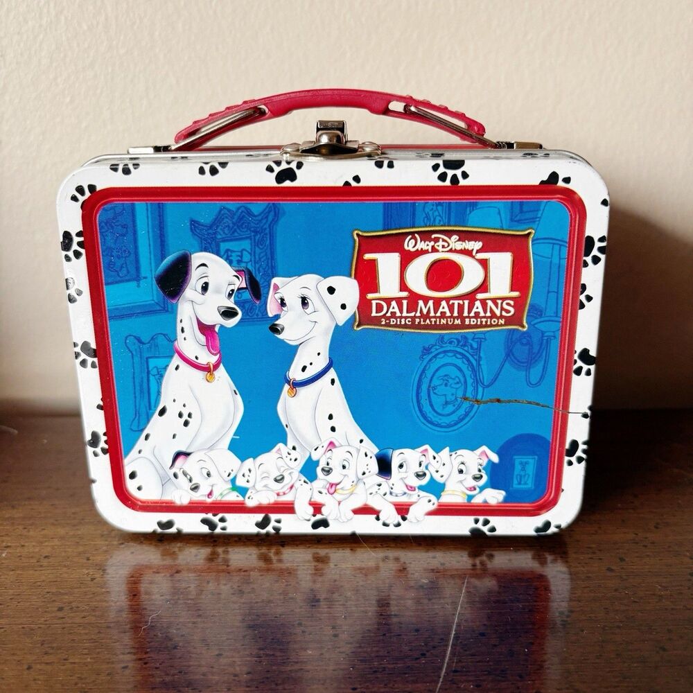 Walt Disney 101 Dalmatians Mini Metal Lunchbox 5x4x2.5 Collectible
